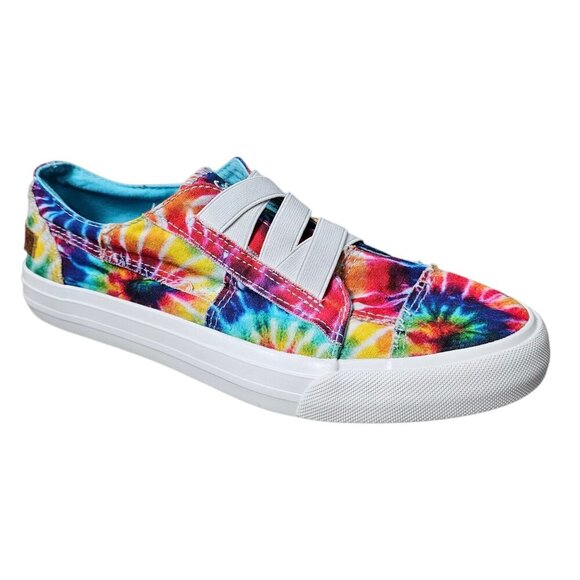 Blowfish Malibu's Marlo Tie Dye Multi Slip On Canvas Sneaker Shoe - Picture 3 of 9